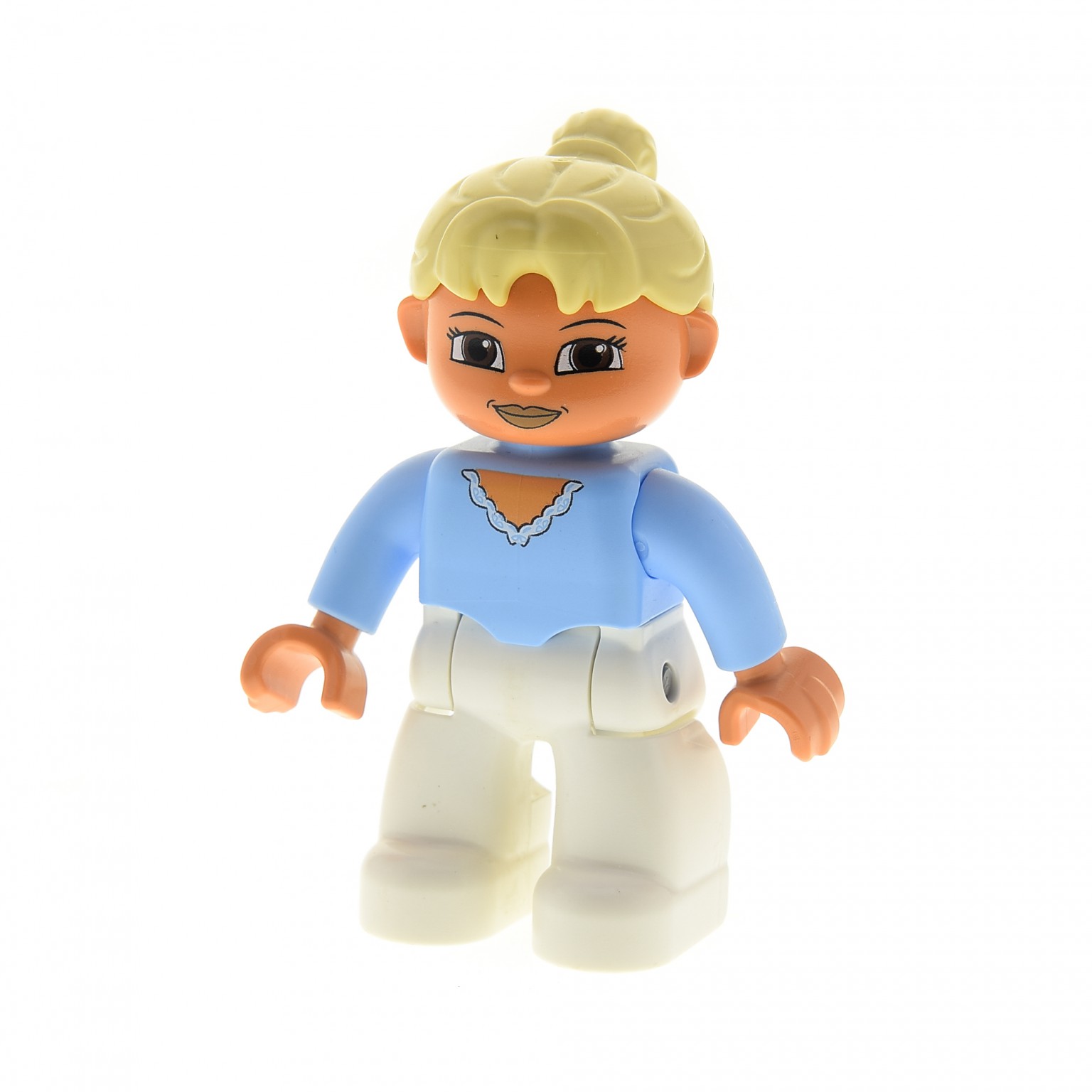 Zopf Haare Cowgirl Lego 1 x Figur Zubehör Cowboyhut weiß 