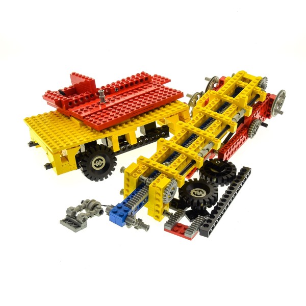 x Lego Technic Teile Set für Modell Expert Builder 855 Mobiler Kran Bau Fahrzeug gelb rot incomplete | Steinpalast EN