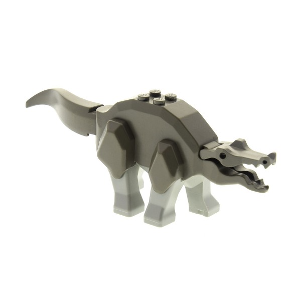 1x Lego Tier Dino Dinosaurier Beine alt-hell grau Schwanz 30456 6027 30462