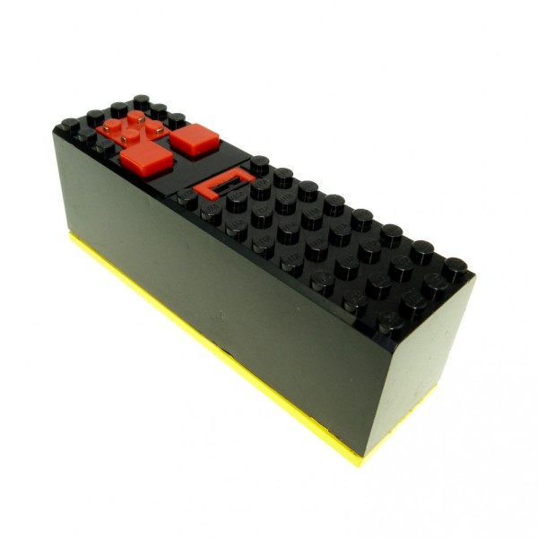 1x Lego Technic Batteriekasten 9V DEFEKT 4x14x4 schwarz Fernbedienung 2847c02