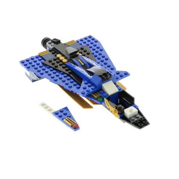 1x Lego Set Ninjago Jay's Storm Fighter Raumschiff 9442 blau gold unvollständig