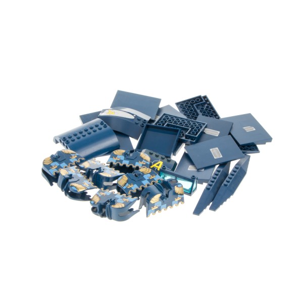 1x Lego Großpack B-Ware beschädigt dunkel blau Schabracke Dach Stein 2490 4515