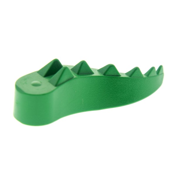1 x Lego System Tier Schwanz Teil Ende grün für Krokodil Alligator Drachen Dinosaurier 6028