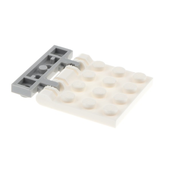1x Lego Bau Scharnier Platte weiß 3x4 neu-hell grau Star Wars 75235 44568 44570