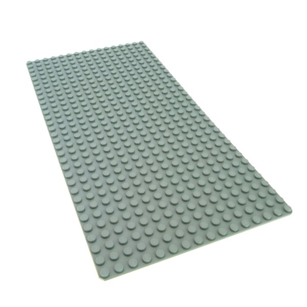 1x Lego Bau Platte 16x32 B-Ware beschädigt alt-hell grau flach 3857 2748