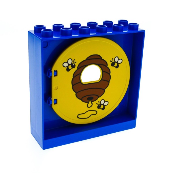 1x Lego Duplo Kugelbahn Halter 2x6x5 blau Honig Biene 31193pb03 4125519 31191