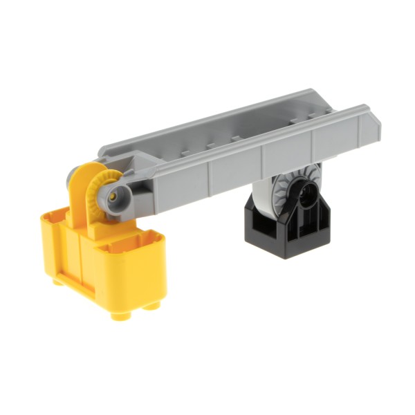 1x Lego Duplo Leiter grau Scharnier Halter schwarz Korb gelb 19443c01 13358