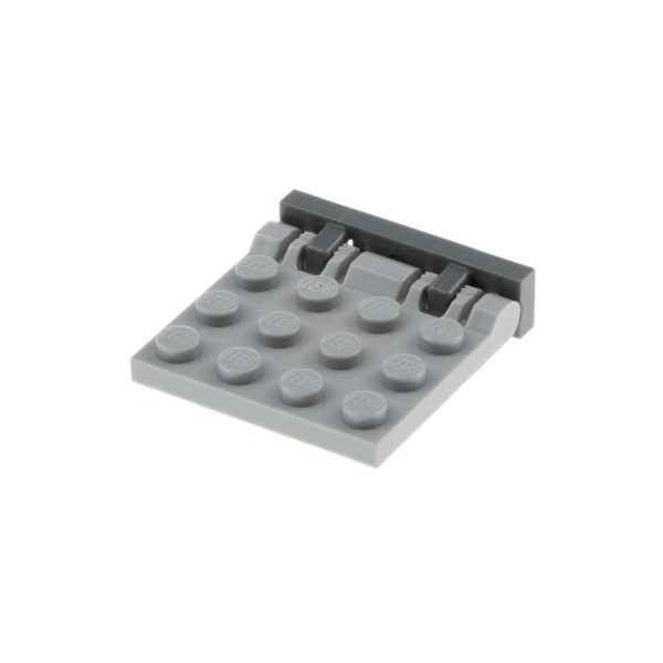 1x Lego Fahrzeug Scharnier Platte 3x4 neu-hell grau 9 Zähne Gelenk 44822 44570
