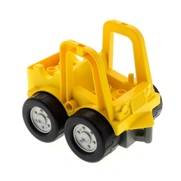 1x Lego Duplo Fahrzeug LKW Frontlader gelb Baustelle 5650 4988 4505580 41927c01