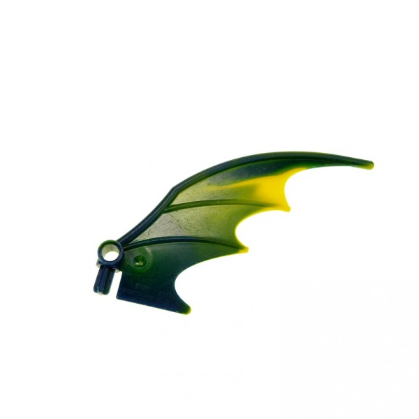 1 x Lego System Tier Drache Flügel dunkel blau grün gelb 8 x 10 Dino Dragon Wing Viking 70403 55706 pb01