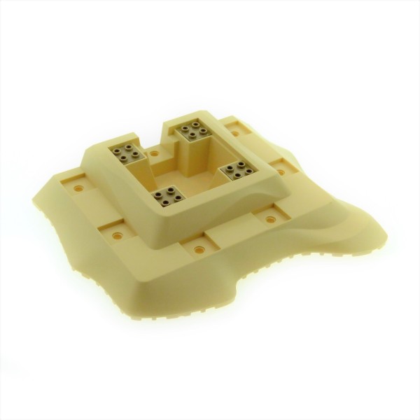 1x Lego Bau Platte 3D beige 22x18 Felsen Insel 4 Pin 6241 2476 64649