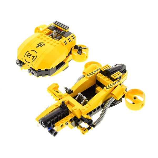 1 x Lego System Set für Modell 7773 Tiger Shark Attack Aquaraiders II 7774 Crab Crusher U - Boot Untersee gelb incomplete unvollständig 