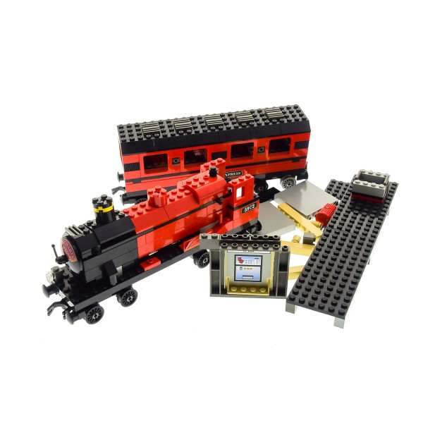 1 x Lego System Set Harry Potter Zug 9V 4708 Hogwarts Express Eisenbahn rot incomplete unvollständig 
