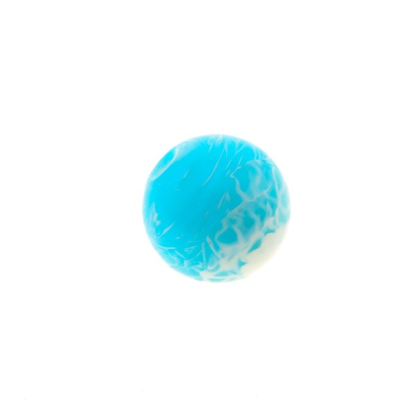 1x Lego Bionicle Ball transparent hell blau marmoriert weiß Kugel 54821pb03