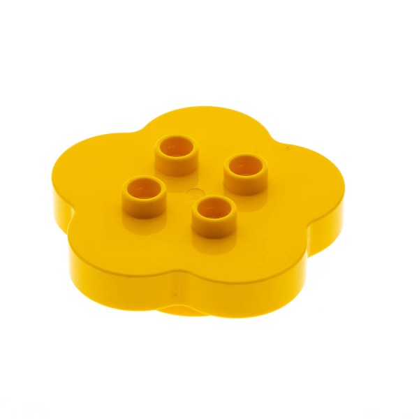 1x Lego Duplo Möbel Tisch bright hell orange 4x4 Blume Blüte 6056608 15515