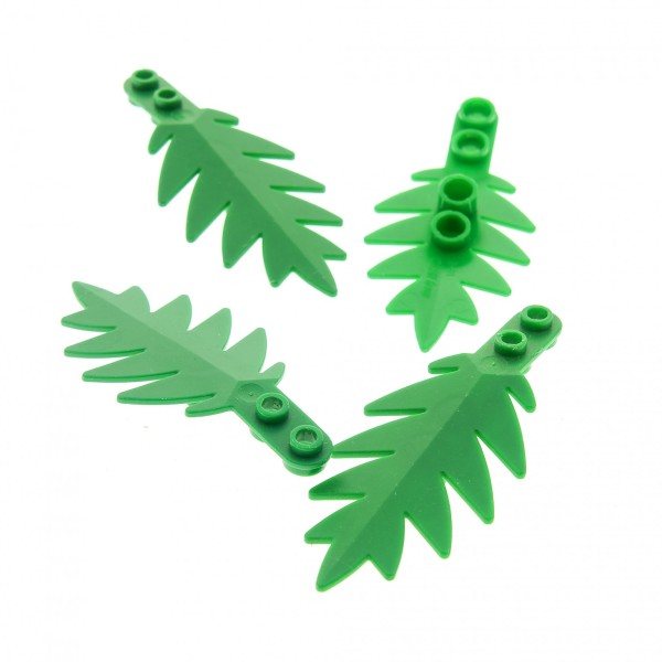 4x Lego Pflanze Palmen Blatt groß 10x5 grün Wedel 4160957 251828 2518