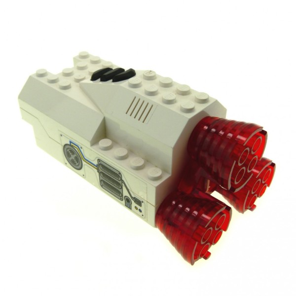 1x Lego Electric Light & Sound Modul B-Ware abgenutzt weiß Sticker 30351pb01c01