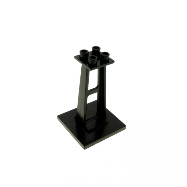 1x Lego Stütze schwarz 4x4x5 Säule Pfeiler Monorail 6990 6991 6897 2680