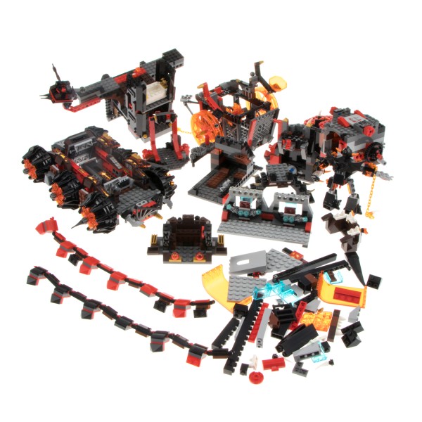 1x Lego Teile Set Nexo Knights 70321 70316 Fahrzeug Gebäude rot unvollständig