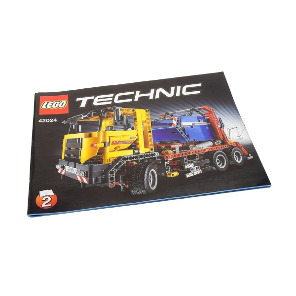 1x Lego Technic Bauanleitung Heft 2 Model Container Truck LKW 42024