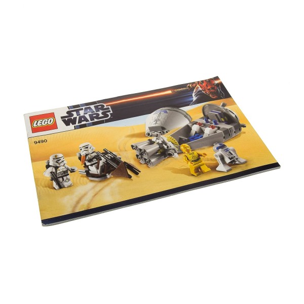1 x Lego System Bauanleitung A5 für Star Wars Episode 4/5/6 Droid Escape 9490