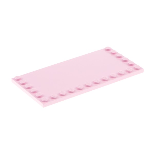 1x Lego Fliese modifiziert 6x12 pink rosa Noppen an den Rändern 4164246 6178
