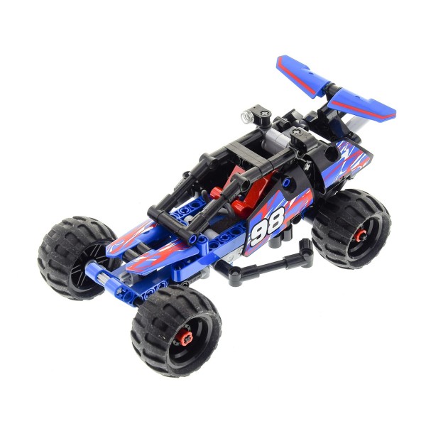 1 x Lego Technic Set Modell Nr. 42010 Off Road Racer Blau incomplete unvollständig 