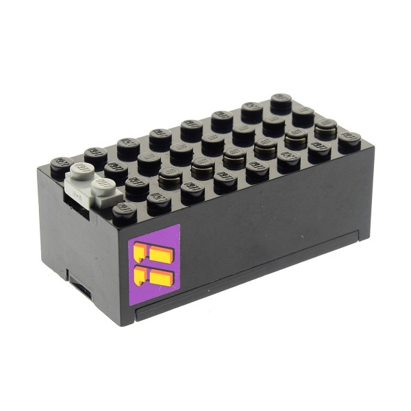 1x Lego Elektrik Batteriekasten 9V 8x4 schwarz 11 geprüft 3038 4760c01pb09