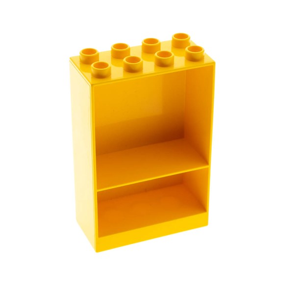 1x Lego Duplo Möbel Schrank B-Ware abgenutzt 2x4x5 bright hell orange 27395