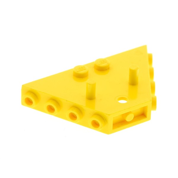 1x Lego Fahrzeug Kipper Wand 1x6x3 gelb 2 Pin Zug Waggon Lade Truck 951 180 3145