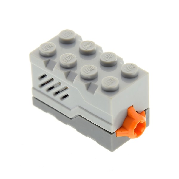 1 x Lego System Electric Sound & Light Modul Stein neu-hell grau 2x4x2 neu-dunkel grau Tier Gebrüll Dinosaurier Geräusch geprüft Set 4958 4510216 55206c02