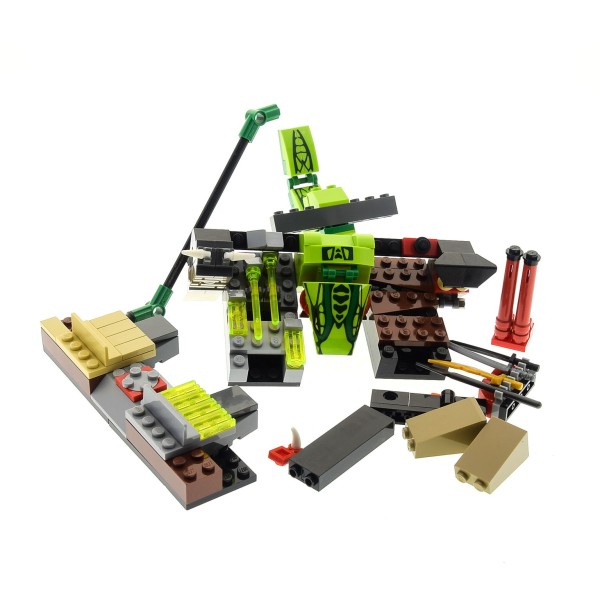 1 x Lego System Teile Set für Modell Ninjago 9558 Training Set Schlange grün incomplete unvollständig