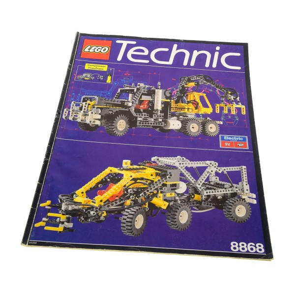 1x Lego Technic Bauanleitung Air Tech Claw Rig Pneumatik Kranwagen 8868