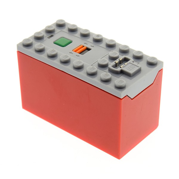 1x Lego Elektrik Batteriebox 8x4x4 rot 9V Power Funktion geprüft 3677 87513c02