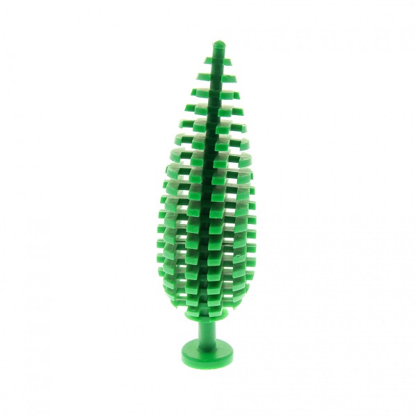 1x Lego Pflanze Baum Zypresse 4x4x12 B-Ware abgenutzt grün Tanne 5870 3778