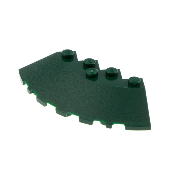 1x Lego Stein rund Tragfläche 33° 6x6 dunkel grün Ecke Facette 6080436 95188