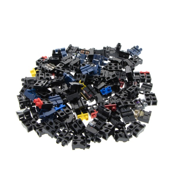 100x Lego Figuren Beine Set B-Ware beschädigt Hüfte Füße schwarz Minifigur 970