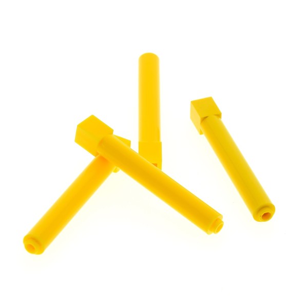 4x Lego Stütze 1x1x6 gelb rund Ständer Säule Stein 7997 4180814 43888