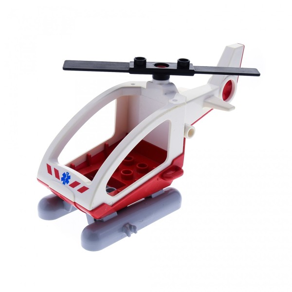 Lego Duplo Rotor Propeller Tragfläche Hubschrauber Helikopter Rettungsflieger 