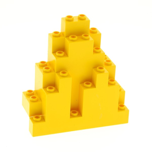 1 x Lego System Fels gelb 3x8x7 Felsen Panele Berg Stein Rock Mauer Wand Burg Castle für Set Belville 5846 6083