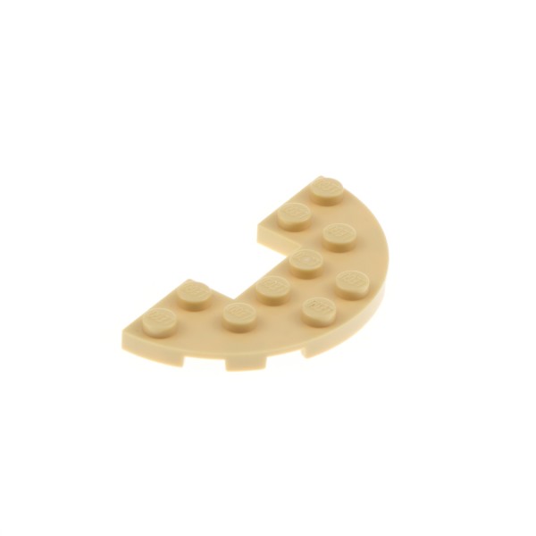 1x Lego Platte beige 3x6 halb rund mit Ausschnitt 1x2 Set 75136 6099893 18646