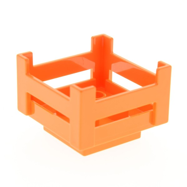 1x Lego Duplo Möbel Kiste orange Korb Container Zoo Holzkisten 6151282 6446