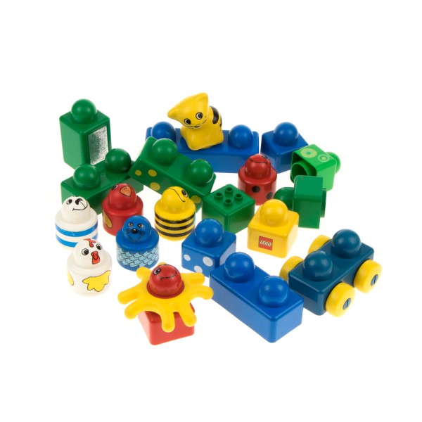 1x Lego Duplo Primo Set B-Ware abgenutzt Rassel Stein Tier 31001 pri020 31605