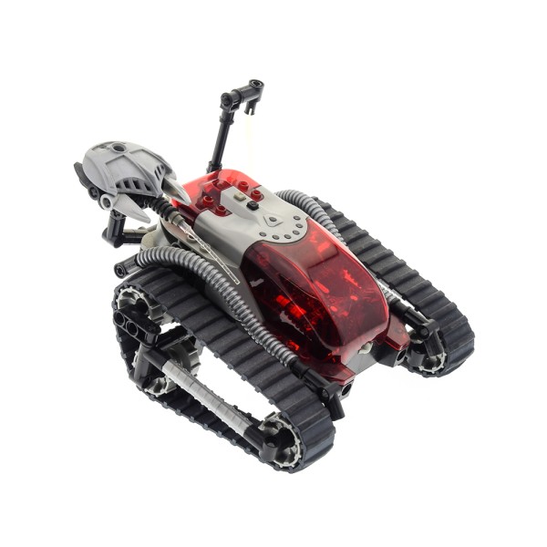 1x Lego Technic Set Spybotics Snaptrax S45 Motor 3807 rot unvollständig