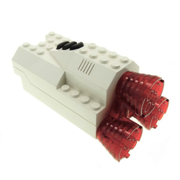 1 x Lego System  Electric Sound & Light Modul weiss Rakete Shuttle Licht rot Ger 