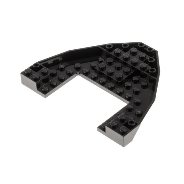 1x Lego Boot Bug 10x12x1 schwarz Rumpf Schiff Ausschnitt 4x6 4209085 47404