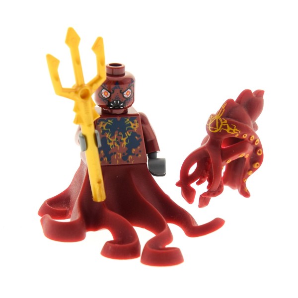 Lego Krake Tintenfisch Oktopus 6086 dunkelrot  Atlantis 