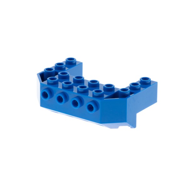 1x Lego Eisenbahn Front 4x6 blau Schräg Stein Zug Spitze 4560938 87619