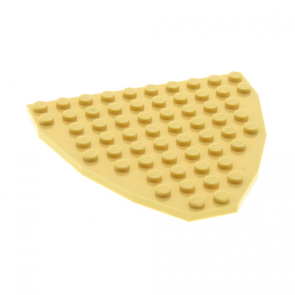 1x Lego Boot Rumpf Bau Platte beige tan 9x10 Bug Deck Set 6210 10124 2621