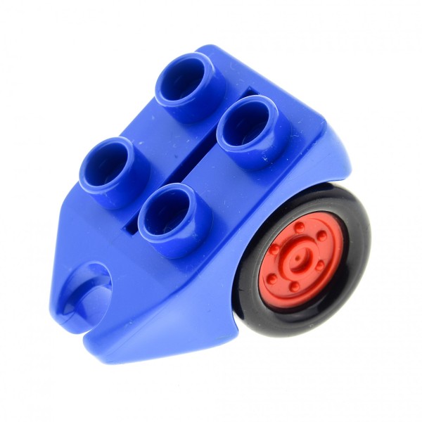 1 x Lego Duplo Rad blau mit 4 Noppen Fahrwerk Passagier Flugzeug Hubschrauber Airplane dupwheel02c01